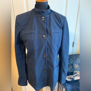 Lauren Ralph Lauren navy jacket /coat thick cotton